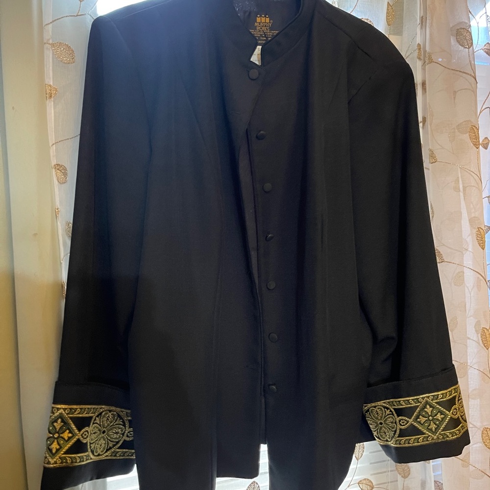 Black CLERGY jacket Murphy ROBE